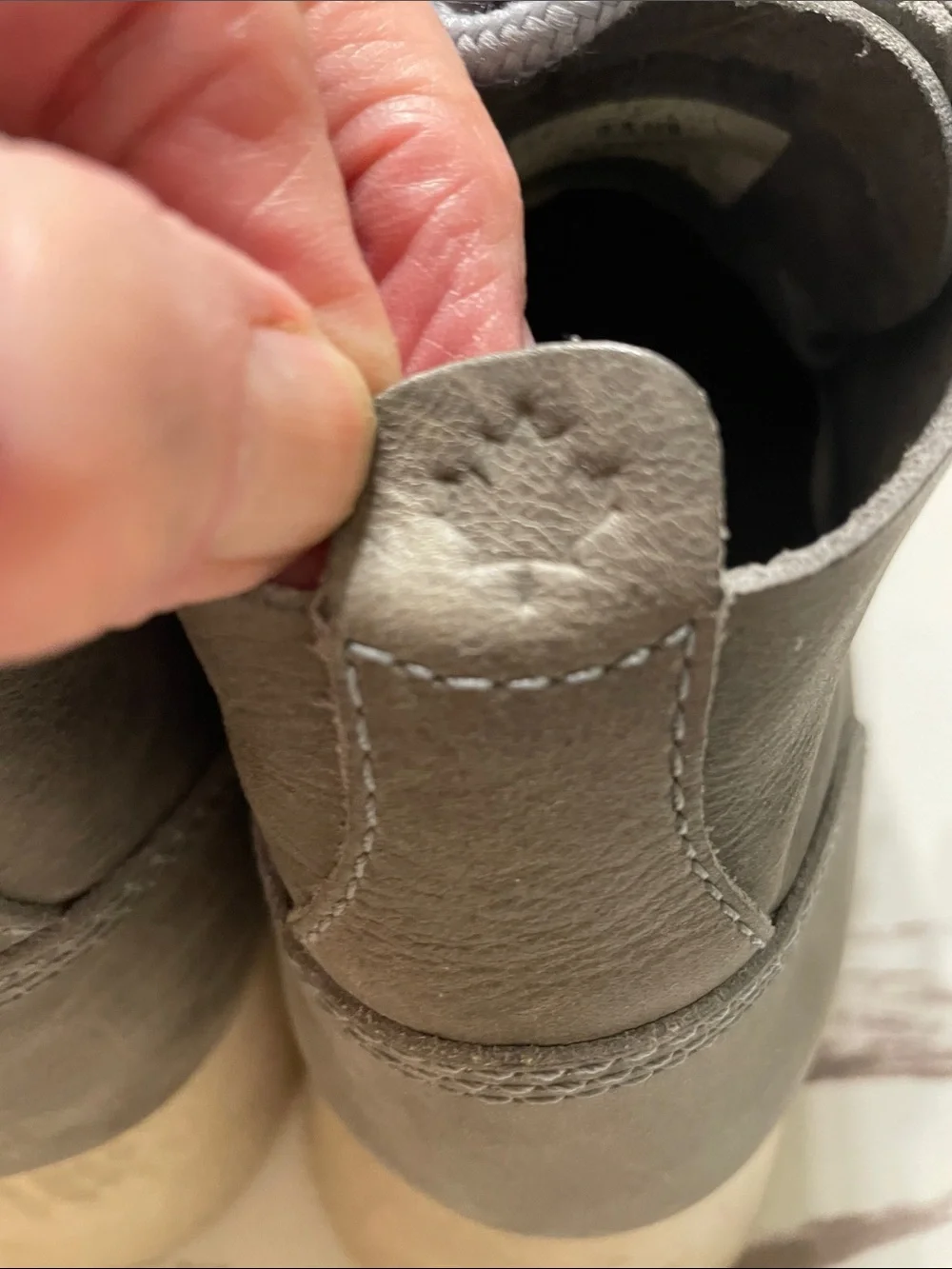 KODIAC CANADA women’s Grey oiled Boots Nubuck Leather Sz 9.5